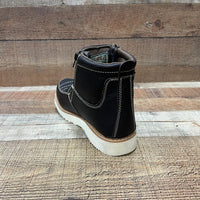 Men's Light Weight Zipper Work Boots Oil and Water Resistant Est. 1216 Brown