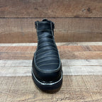Men's Light Weight Zipper Work Boots Oil and Water Resistant Est. 1216 Black