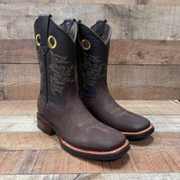 Men's Rodeo Cowboy Square Toe Boots Est. 900 Brown