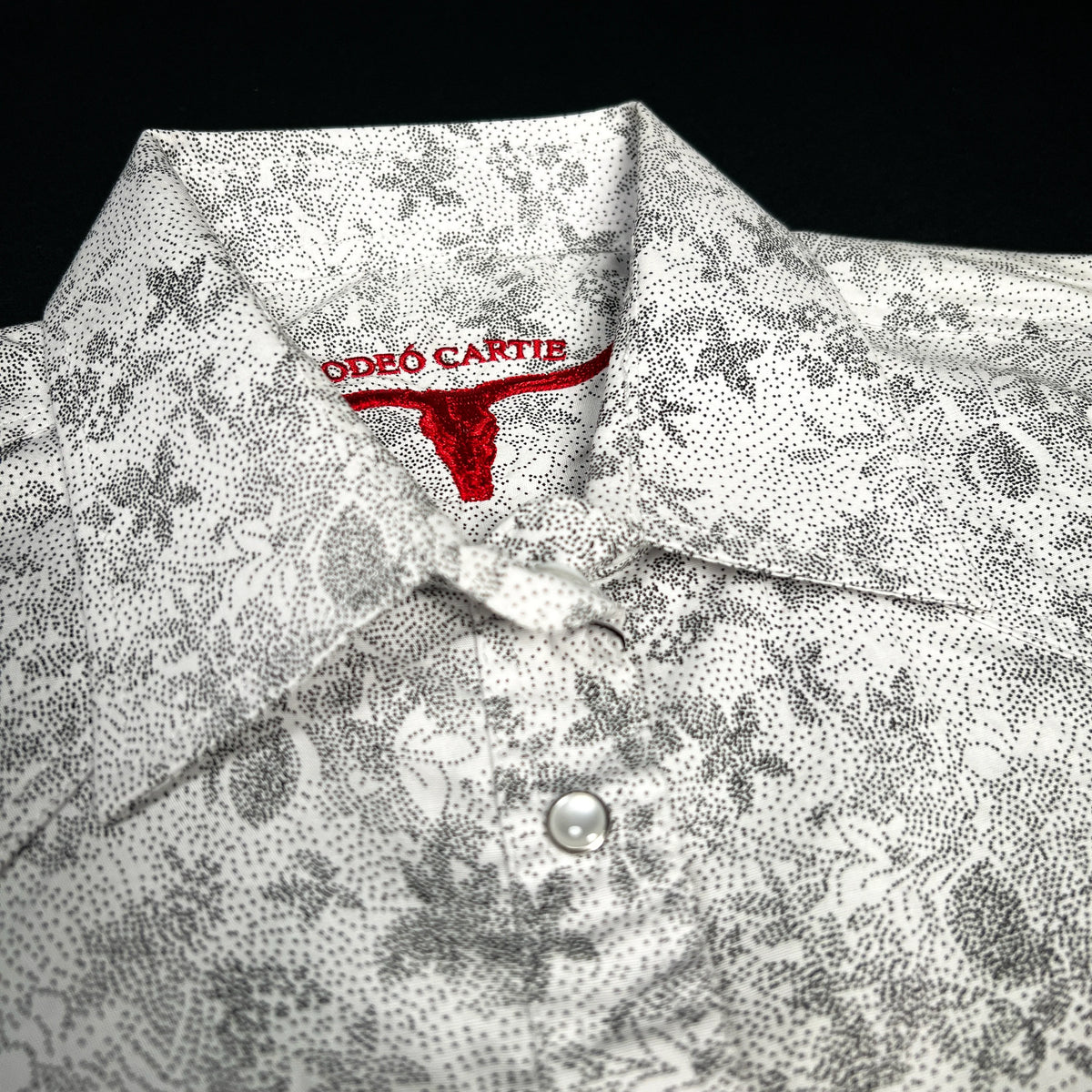 Women's Western Button Down Long Sleeve Shirt - WHITE RC 27