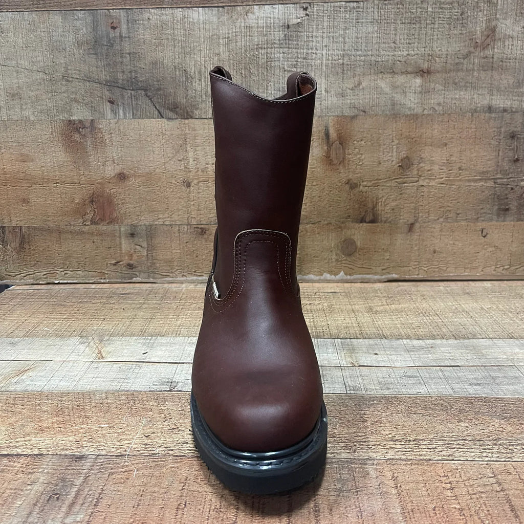 Men's Work Boots Ruper Genuine Leather Oil Water Resistant Est. 315 Brown