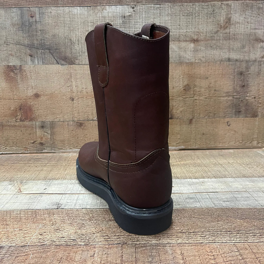 Women's Work Boots Ruper Genuine Leather Oil Water Resistant Est. 315 Brown
