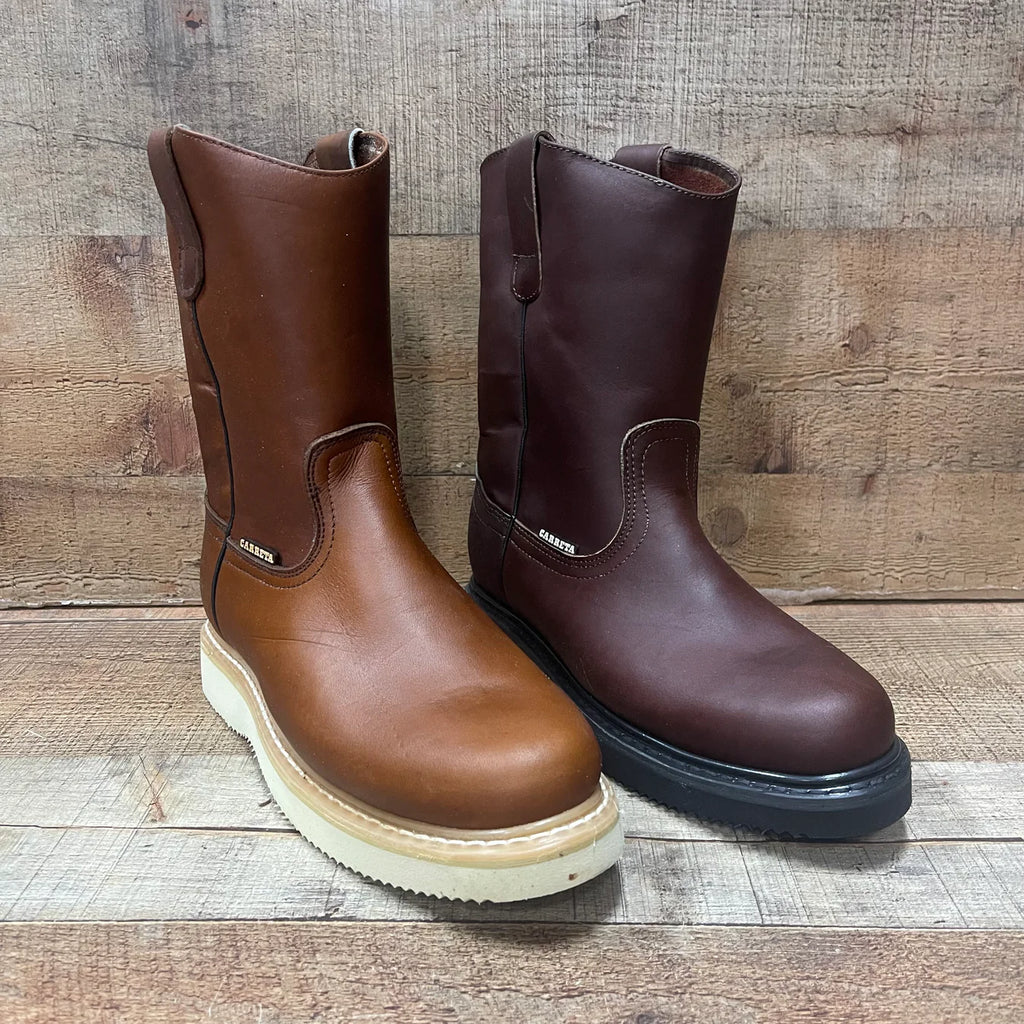 Women's Work Boots Ruper Genuine Leather Oil Water Resistant Est. 315 Gold