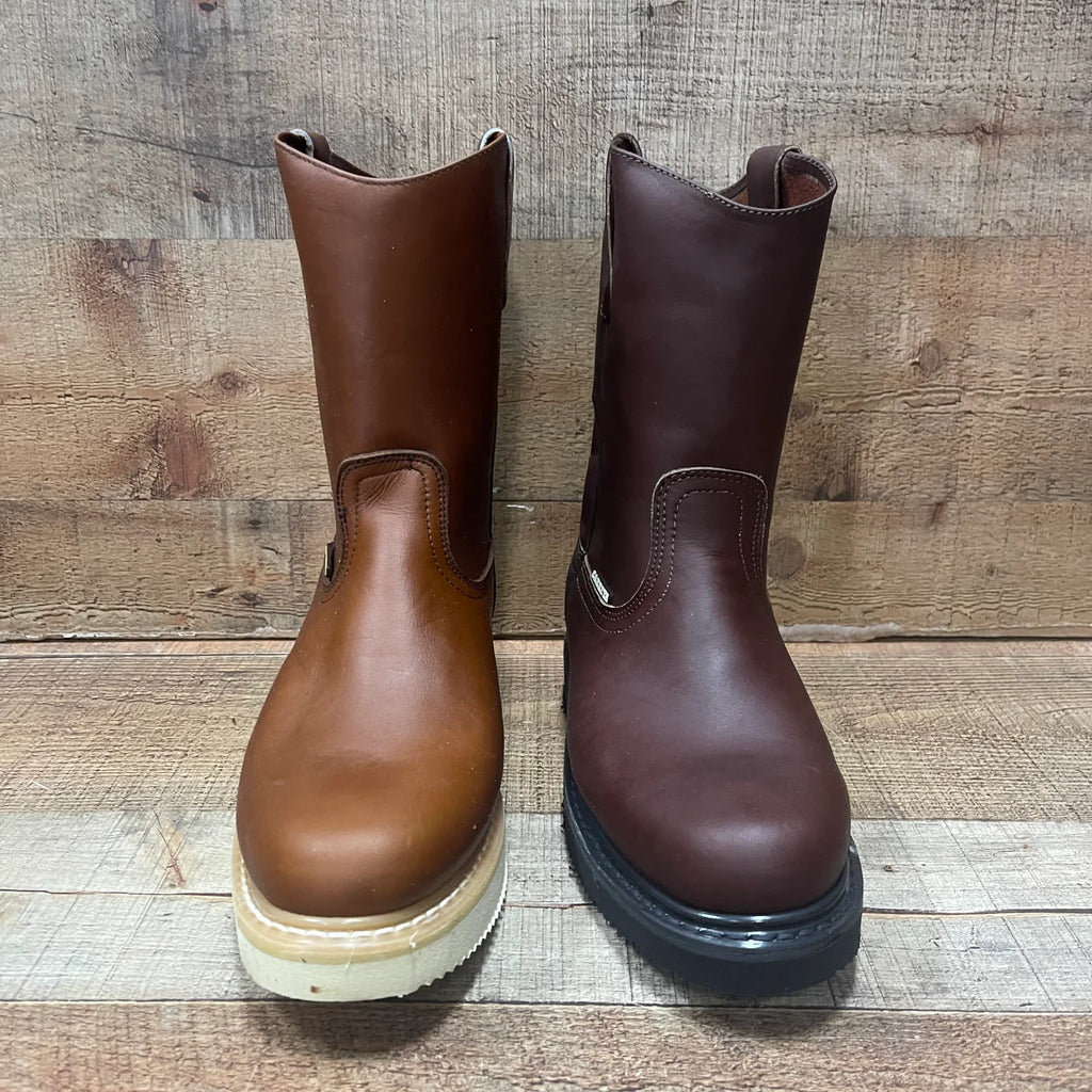 Women's Work Boots Ruper Genuine Leather Oil Water Resistant Est. 315 Gold