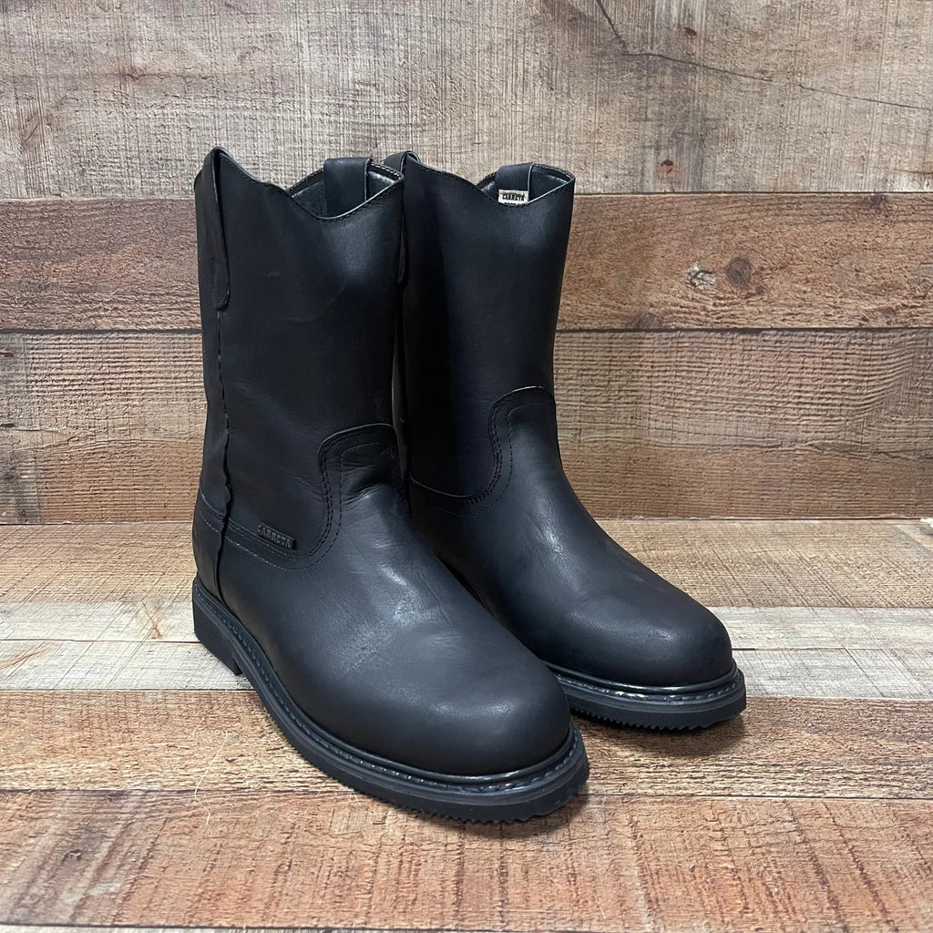 Men's Work Boots Ruper Genuine Leather Oil Water Resistant Est. 300 Black