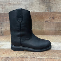 Men's Work Boots Ruper Genuine Leather Oil Water Resistant Est. 300 Black