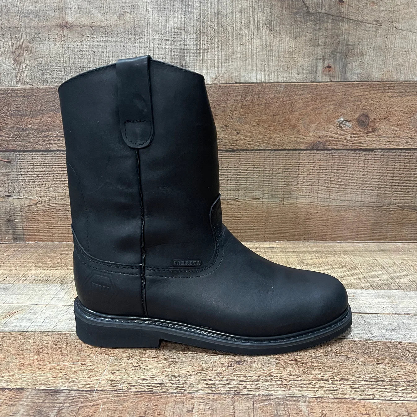 Men's Work Boots Ruper Genuine Leather Oil Water Resistant Est. 300 Black