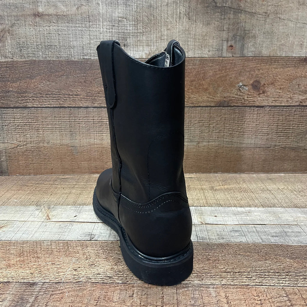 Men's Work Boots Ruper Genuine Leather Oil Water Resistant Est. 300 Black