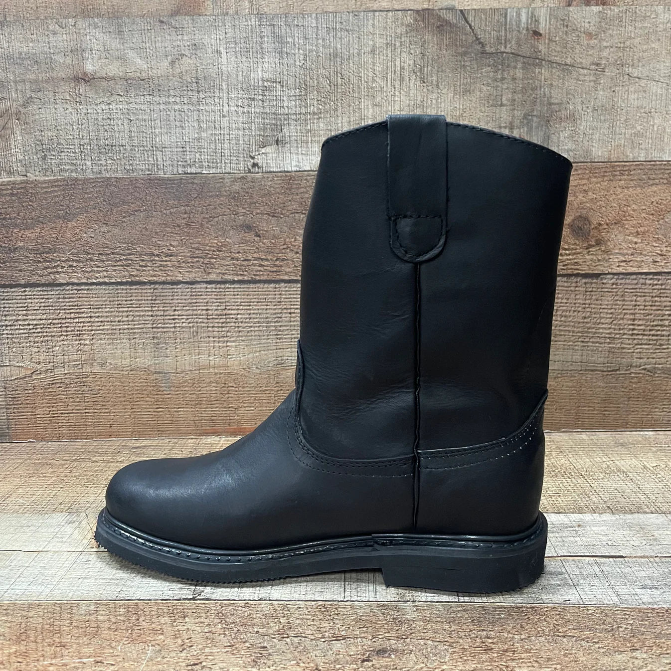 Men's Work Boots Ruper Genuine Leather Oil Water Resistant Est. 300 Black