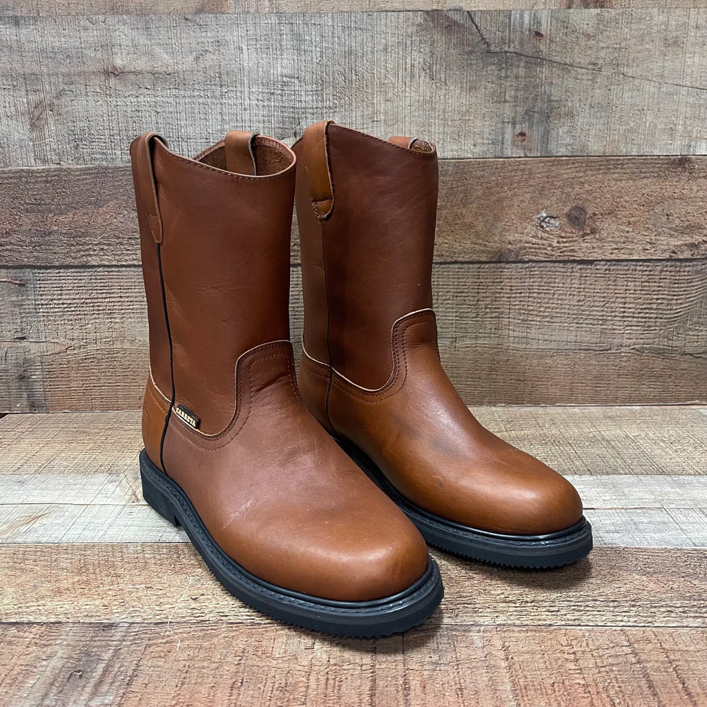Men's Work Boots Ruper Genuine Leather Oil Water Resistant Est. 300 Gold