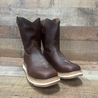 Men's Square Steel Toe Cowboy Style Double Density Sole Work Boot Est. B-34