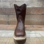 Men's Square Steel Toe Cowboy Style Double Density Sole Work Boot Est. B-34