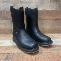 Men's Square Toe Double Density Work Boot with Soft Toe Est. 906 Black