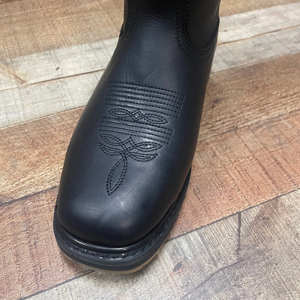 Men's Square Toe Double Density Work Boot with Soft Toe Est. 906 Black