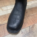 Men's Square Toe Double Density Work Boot with Soft Toe Est. 906 Black