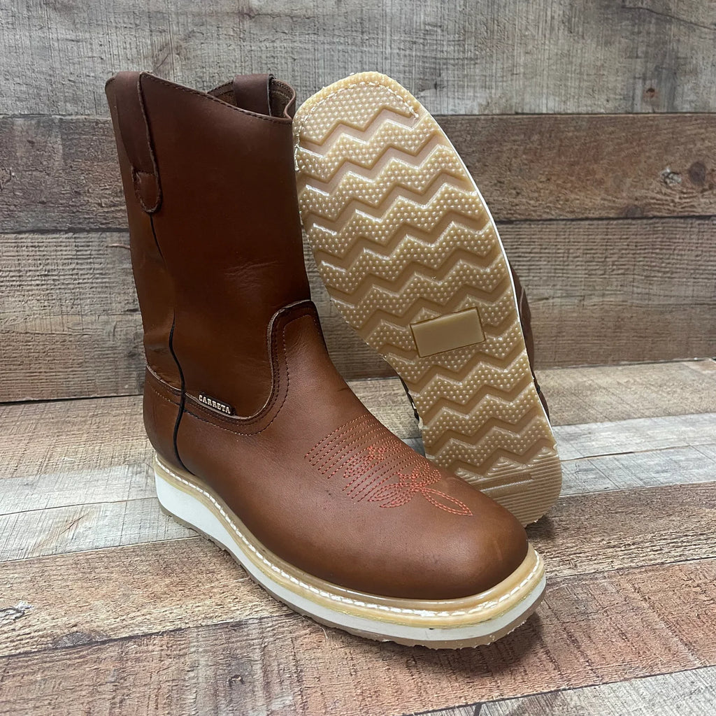 Men's Square Toe Double Density Work Boot with Soft Toe Est. 906 Gold