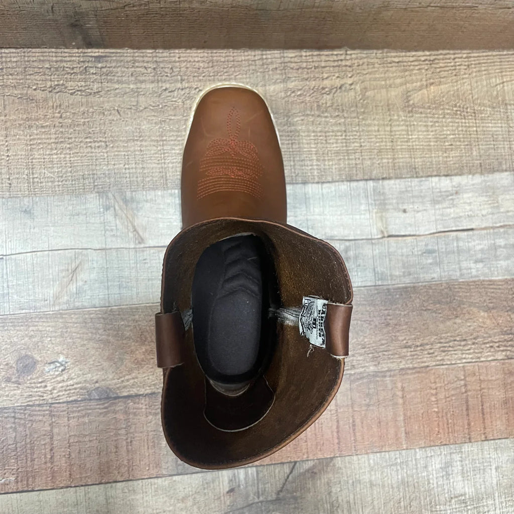 Men's Square Toe Double Density Work Boot with Soft Toe Est. 906 Gold