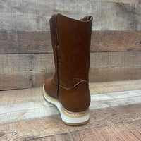 Men's Square Toe Double Density Work Boot with Soft Toe Est. 906 Gold