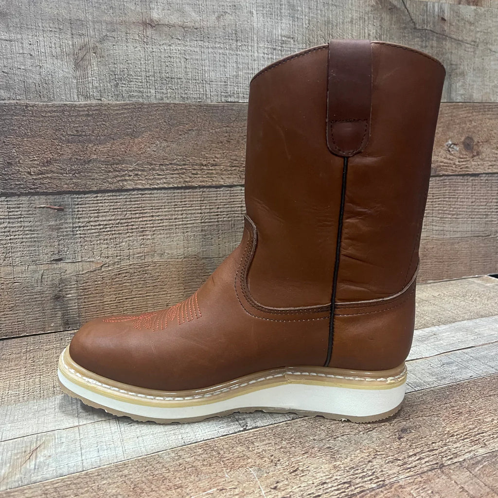 Men's Square Toe Double Density Work Boot with Soft Toe Est. 906 Gold