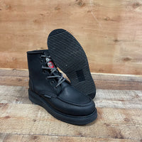 Men's Work Boots Genuine Leather Oil Water Resistant Strong and Light Weight Soles Est. 250 Black