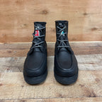 Men's Work Boots Genuine Leather Oil Water Resistant Strong and Light Weight Soles Est. 250 Black