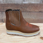 Men's Western Leather Lightweight Square Toe Work Ankle Boot Est. 905