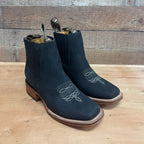 Men's Western Rodeo Ankle Boot Leather Sole Embroidered Design Est. 356