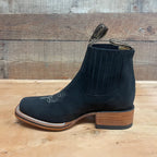 Men's Western Rodeo Ankle Boot Leather Sole Embroidered Design Est. 356
