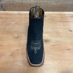 Men's Western Rodeo Ankle Boot Leather Sole Embroidered Design Est. 356