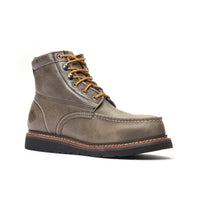 Bonanza Frontier Classic 6” Moc Toe Work Boots – Stone Gray