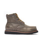Bonanza Frontier Classic 6” Moc Toe Work Boots – Stone Gray