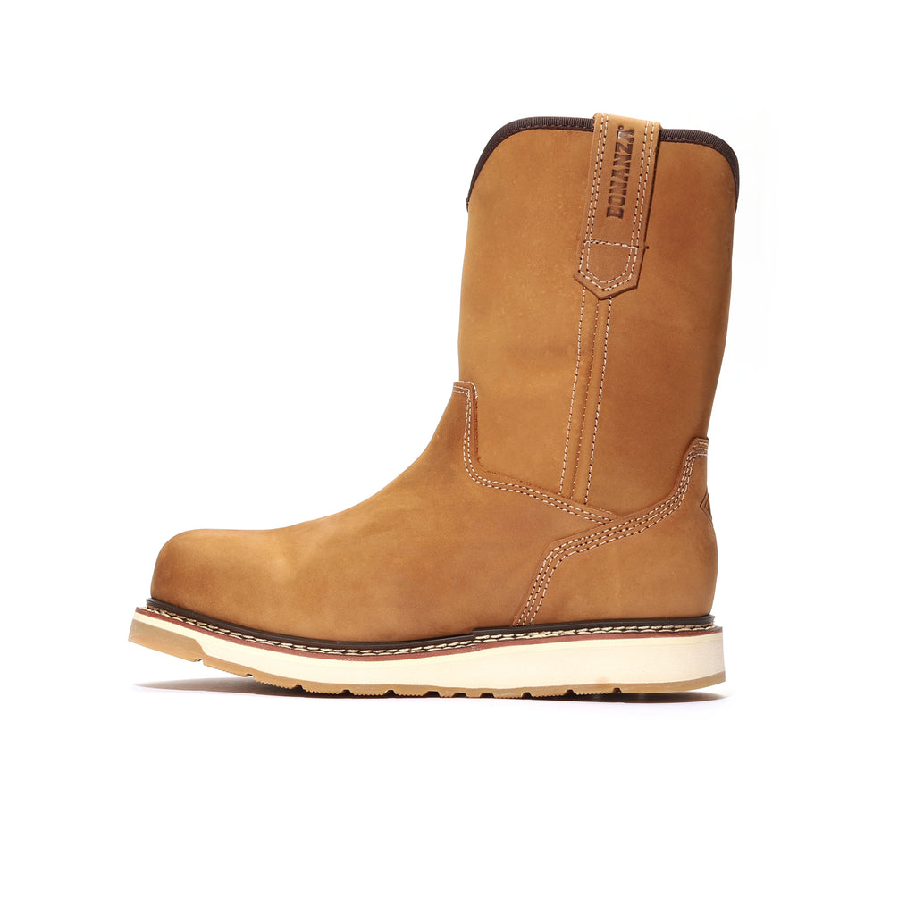 Bonanza Highland Dual 10” Wellington Waterproof Work Boots – Tan