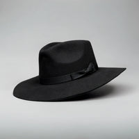 Men’s Rodeo Cartie T50X Indiana Style Texana Cowboy 50% Wool  Felt Hat - Black