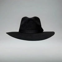 Men’s Rodeo Cartie T50X Indiana Style Texana Cowboy 50% Wool  Felt Hat - Black