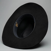 Men’s Rodeo Cartie T50X Indiana Style Texana Cowboy 50% Wool  Felt Hat - Black