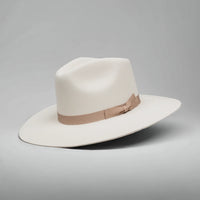 Men’s Rodeo Cartie T50X Indiana Style Texana Cowboy 50% Wool  Felt Hat - Bone