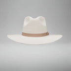 Men’s Rodeo Cartie T50X Indiana Style Texana Cowboy 50% Wool  Felt Hat - Bone