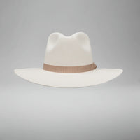 Men’s Rodeo Cartie T50X Indiana Style Texana Cowboy 50% Wool  Felt Hat - Bone