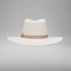 Men’s Rodeo Cartie T50X Indiana Style Texana Cowboy 50% Wool  Felt Hat - Bone