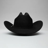Men’s Rodeo Cartie T100X Julion Style Texana Cowboy Felt Hat - Black