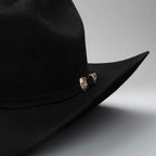 Men’s Rodeo Cartie T100X Julion Style Texana Cowboy Felt Hat - Black