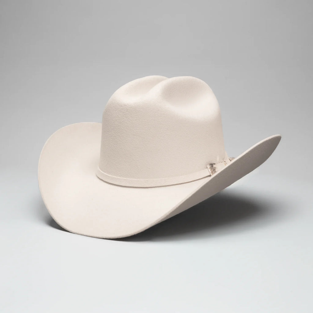 Men’s Rodeo Cartie T50X Julion Style Texana Cowboy Felt Hat - Bone