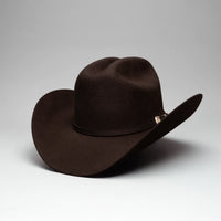 Men’s Rodeo Cartie T50X Julion Style Texana Cowboy Felt Hat - Brown