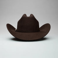 Men’s Rodeo Cartie T50X Julion Style Texana Cowboy Felt Hat - Brown