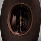 Men’s Rodeo Cartie T50X Julion Style Texana Cowboy Felt Hat - Brown