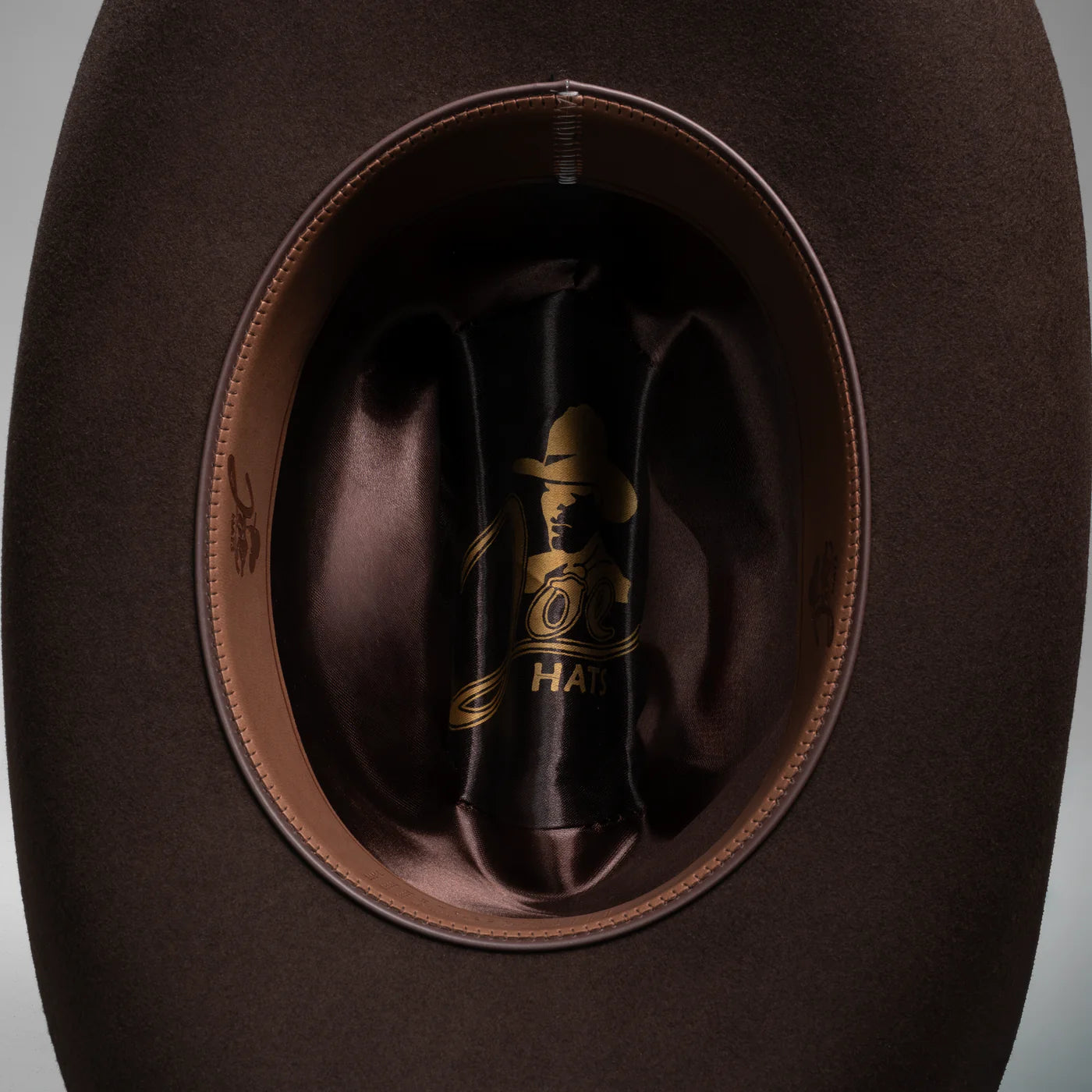 Men’s Rodeo Cartie T50X Julion Style Texana Cowboy Felt Hat - Brown
