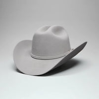 Men’s Rodeo Cartie T50X Julion Style Texana Cowboy Felt Hat - Silver