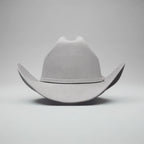 Men’s Rodeo Cartie T50X Julion Style Texana Cowboy Felt Hat - Silver