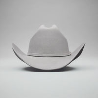Men’s Rodeo Cartie T50X Julion Style Texana Cowboy Felt Hat - Silver