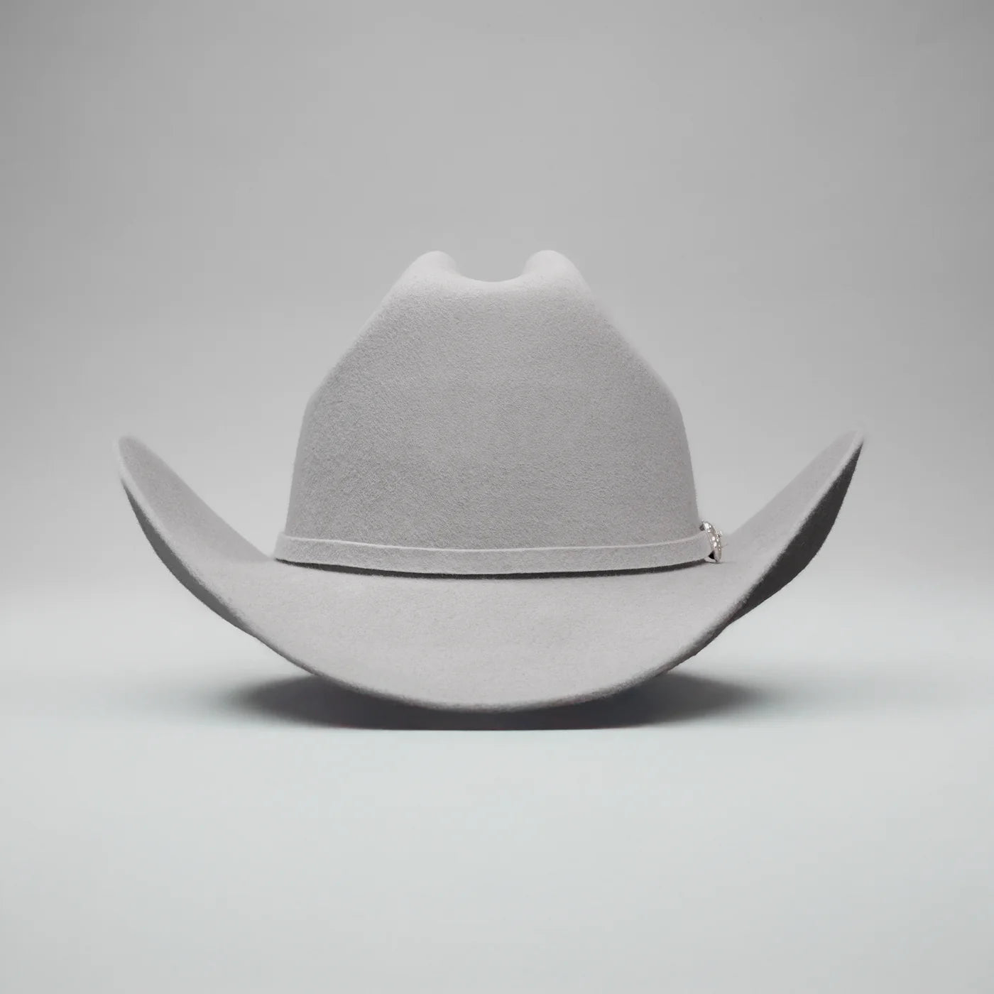 Men’s Rodeo Cartie T50X Julion Style Texana Cowboy Felt Hat - Silver